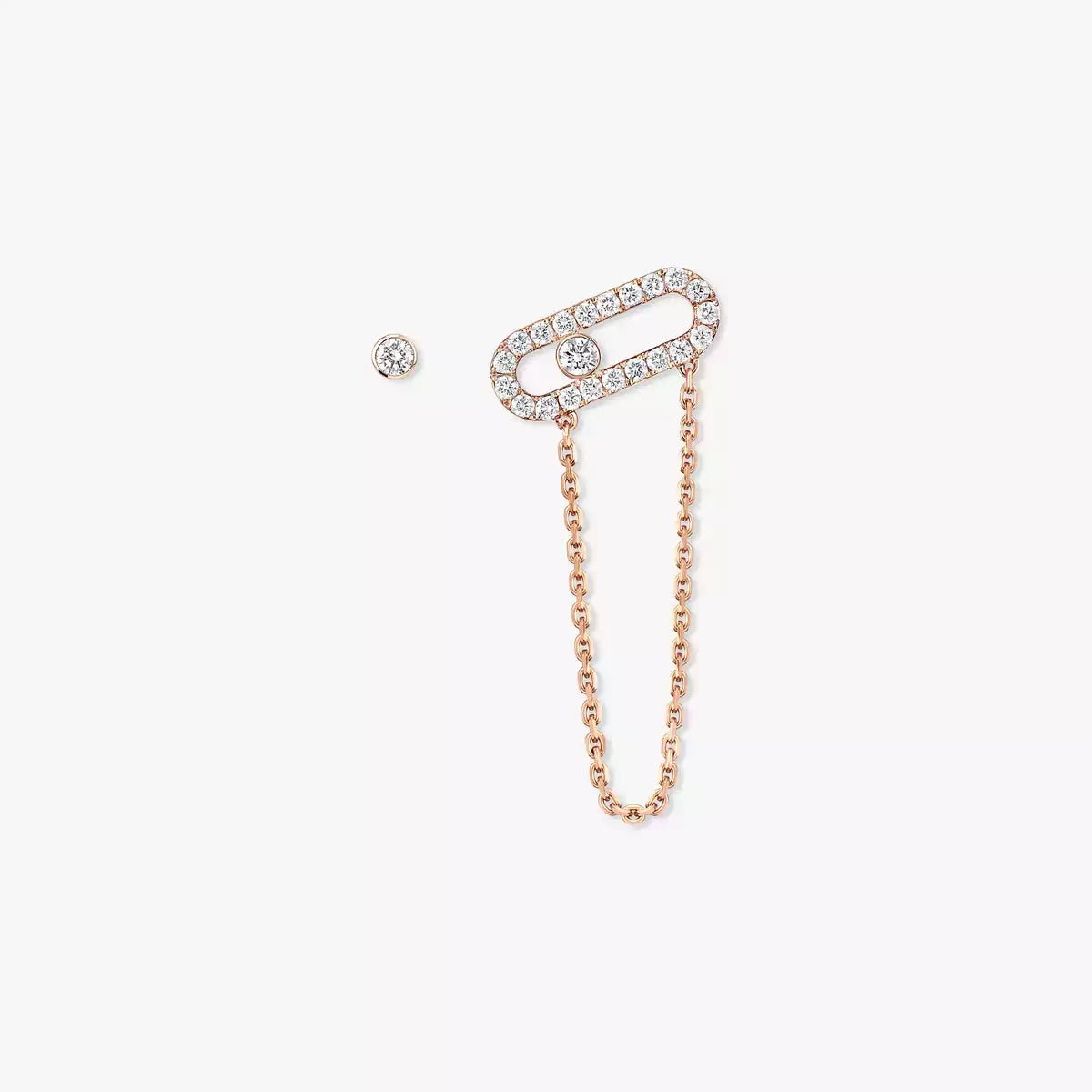 [✨ROSE💎]Move Uno Diamond Earrings