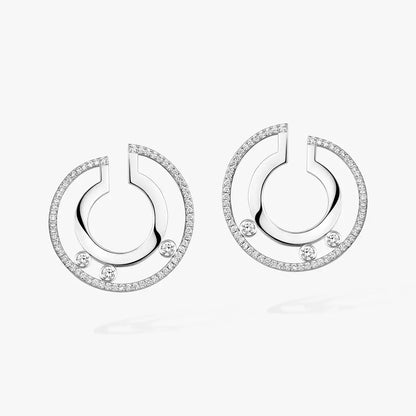 [✨ROSE💎]Move Romane Small Diamond Hoop Earrings