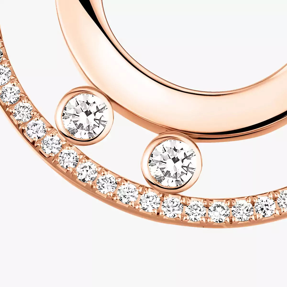 [✨ROSE💎]Move Romane Small Diamond Hoop Earrings