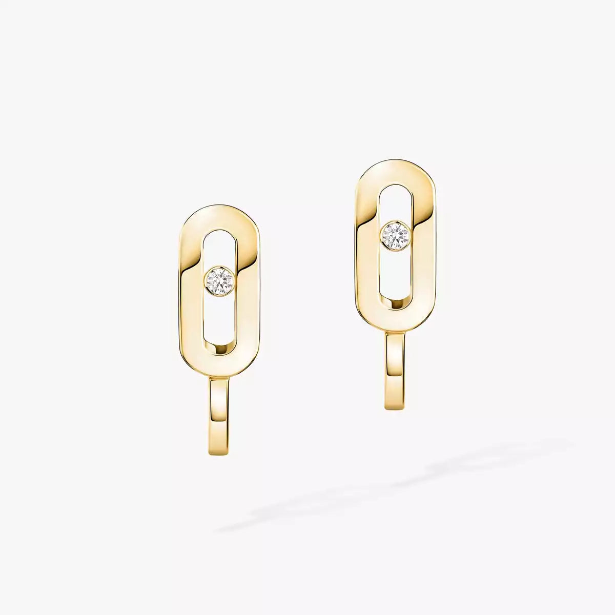 [✨ROSE💎]Diamond Mini Hoop Earrings Move Classique