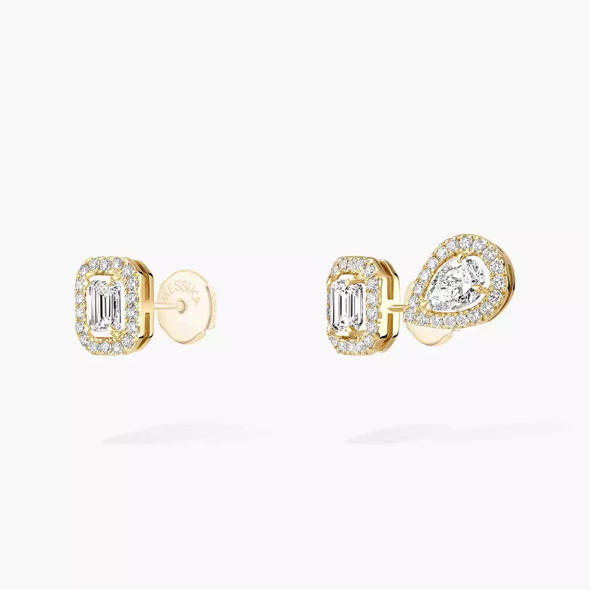 [✨ROSE💎]Diamond Earrings 0,10ct My Twin 1+2