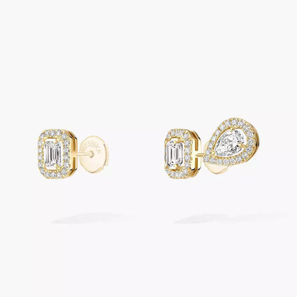 [✨ROSE💎]Diamond Earrings 0,10ct My Twin 1+2