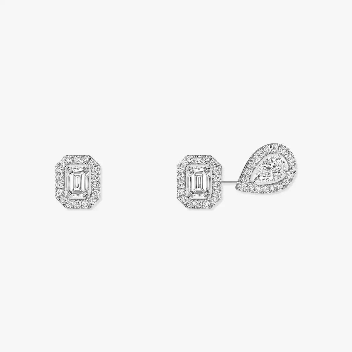 [✨ROSE💎]Diamond Earrings 0,10ct My Twin 1+2