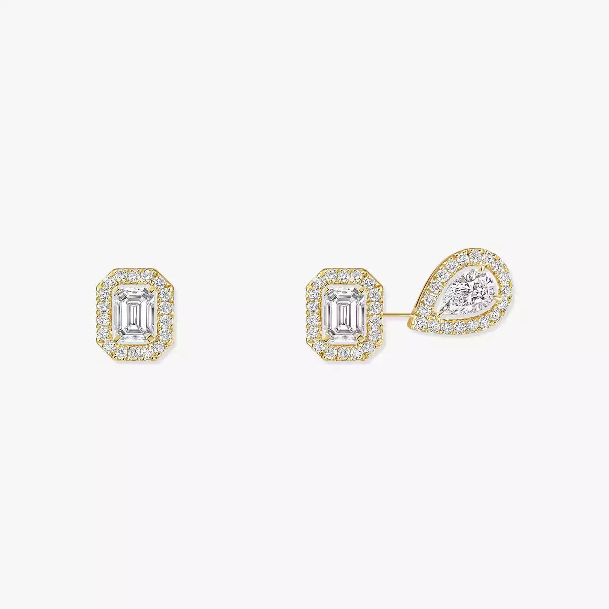 [✨ROSE💎]Diamond Earrings 0,10ct My Twin 1+2