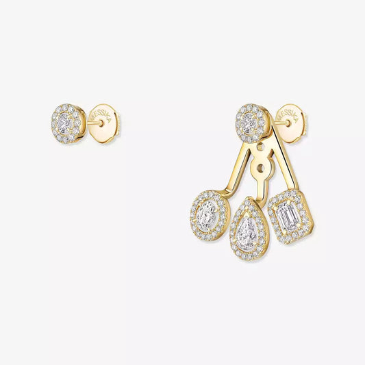 [✨ROSE💎] My Twin Trio  Diamond Earrings