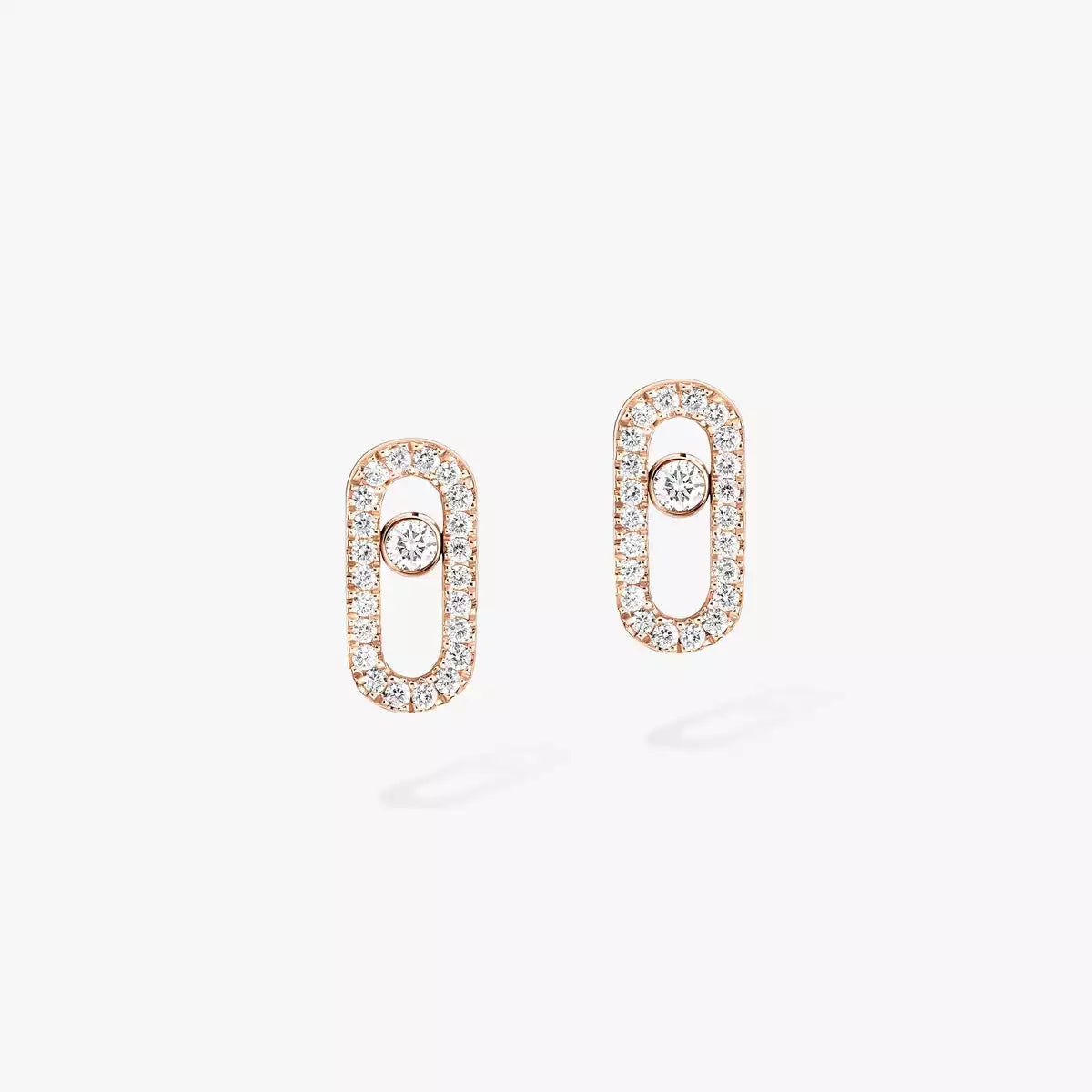 [✨ROSE💎]Move Uno Diamond Earrings
