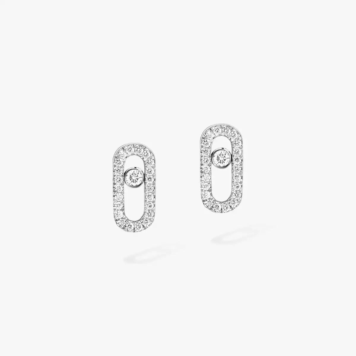 [✨ROSE💎]Move Uno Diamond Earrings