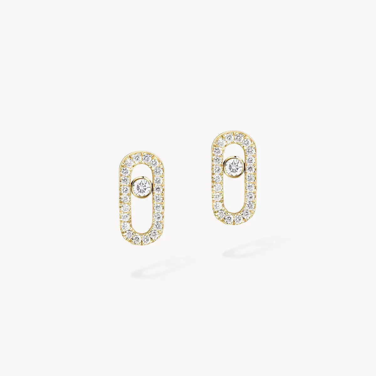 [✨ROSE💎]Move Uno Diamond Earrings