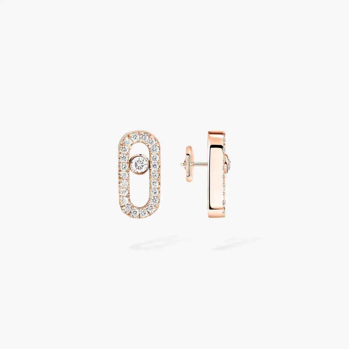 [✨ROSE💎]Move Uno Diamond Earrings