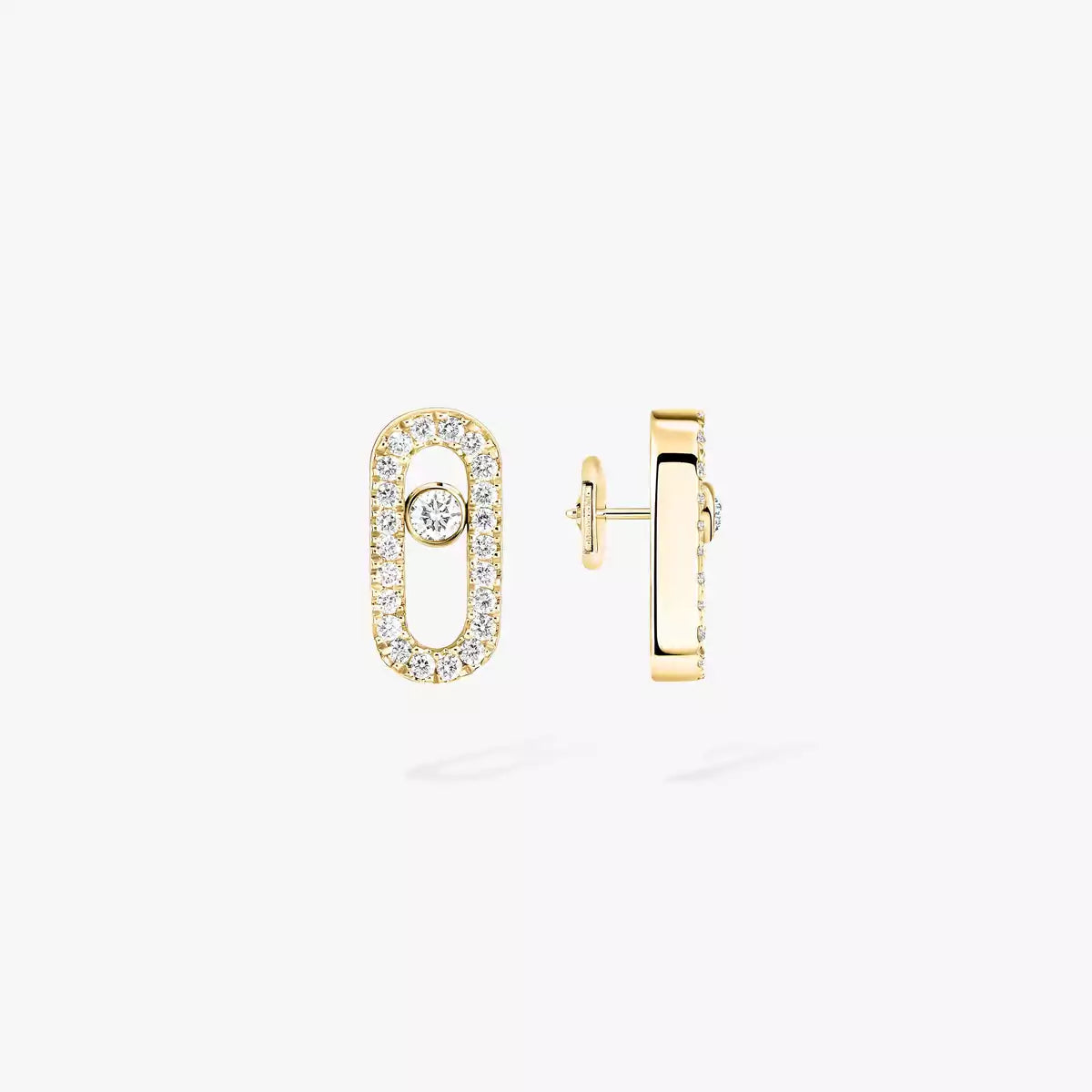 [✨ROSE💎]Move Uno Diamond Earrings