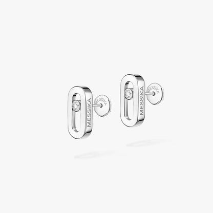 [✨ROSE💎]Move Uno Diamond Stud Earrings