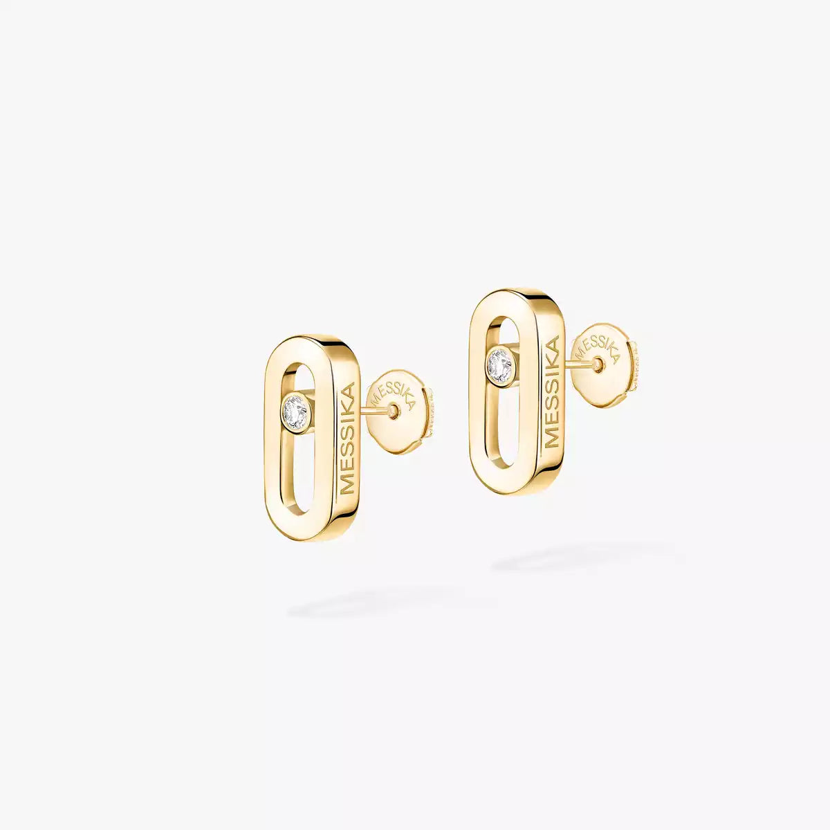 [✨ROSE💎]Move Uno Diamond Stud Earrings