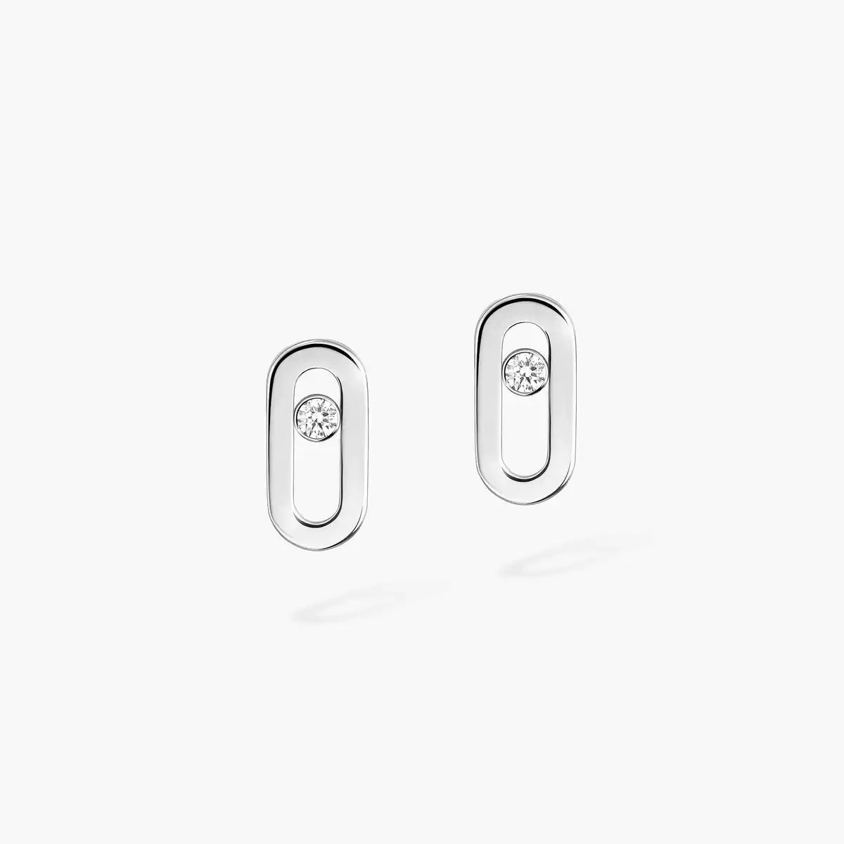 [✨ROSE💎]Move Uno Diamond Stud Earrings