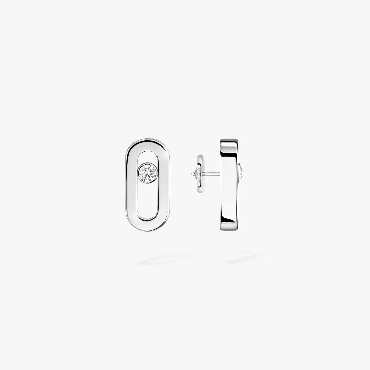[✨ROSE💎]Move Uno Diamond Stud Earrings