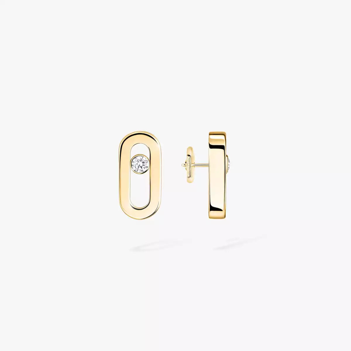 [✨ROSE💎]Move Uno Diamond Stud Earrings
