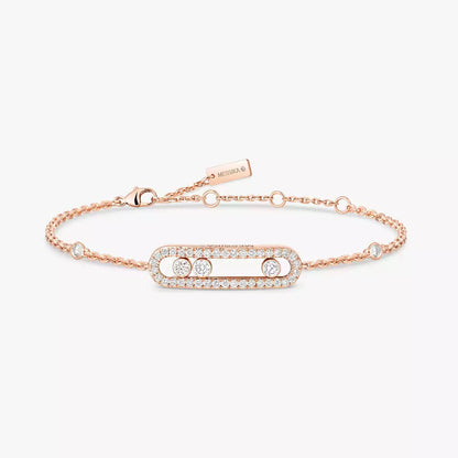 [✨ROSE💎]Pavé Baby Move Diamond Bracelet