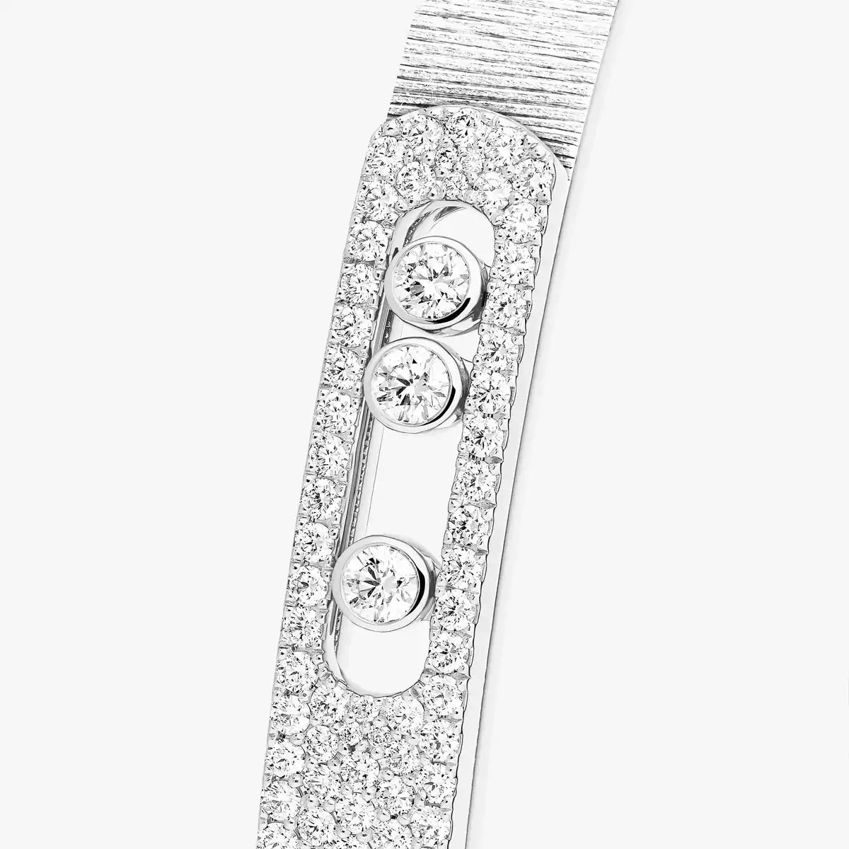 [✨ROSE💎]Move Noa Ciselé half pavé bangle