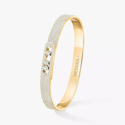 [✨ROSE💎]Move Noa Full Pavé Diamond Bangle Bracelet