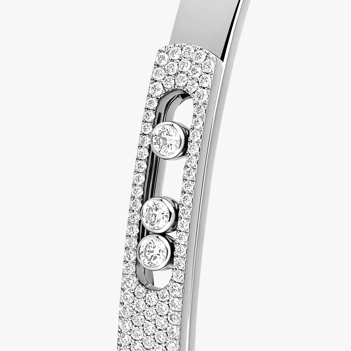 [✨ROSE💎]Move Noa Rose Gold Pavé Diamond Bangle Bracelet