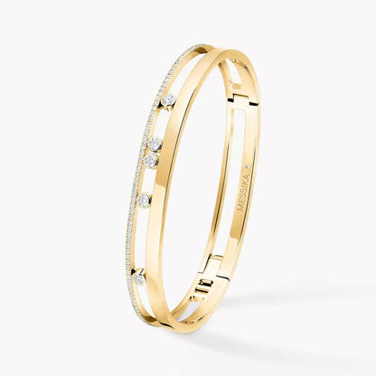 [✨ROSE💎]Move Romane Diamond Bangle Bracelet