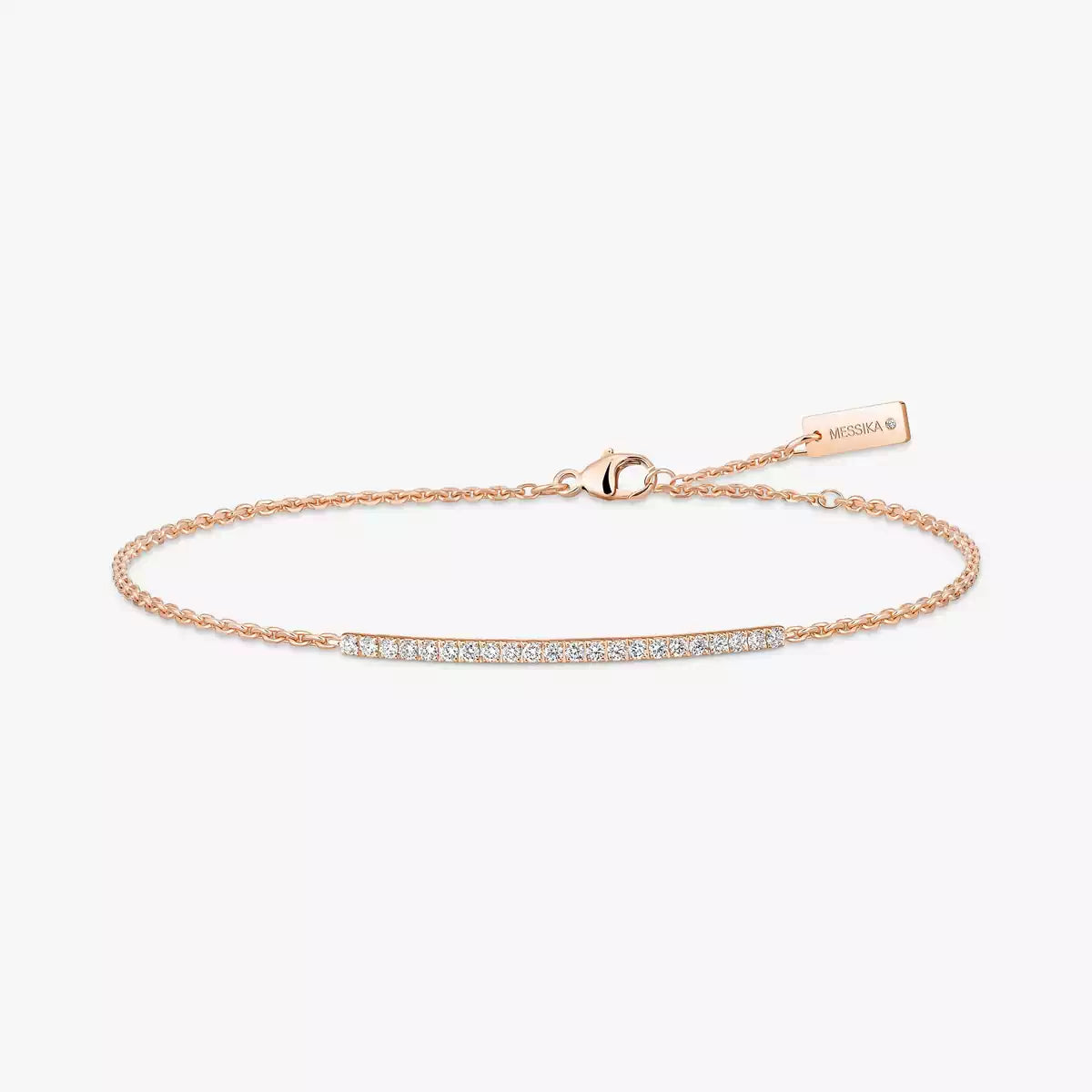 [✨ROSE💎]Diamond Thin Bangle 0.15ct My Twin Toi & Moi