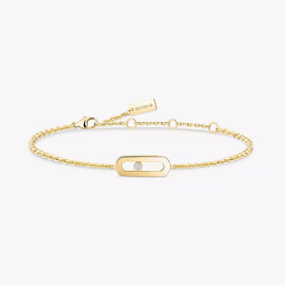 [✨ROSE💎]Move Uno Diamond Bracelet