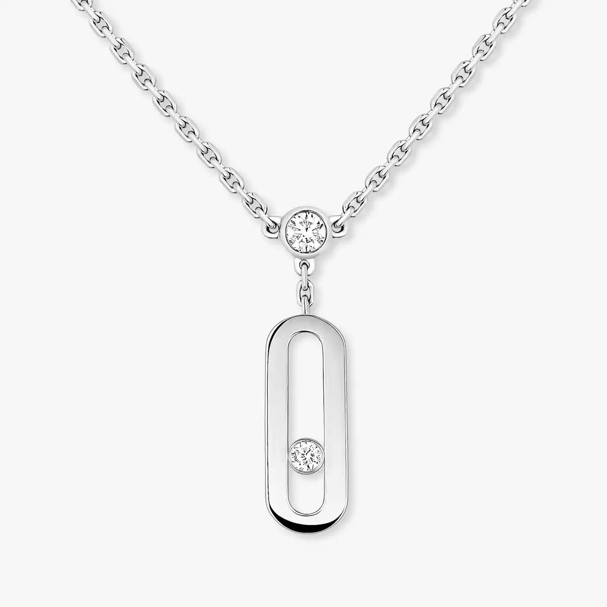 [✨ROSE💎] Move Uno Diamond Necklace