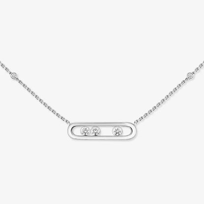 [✨ROSE💎] Baby Move Gold Diamond Necklace
