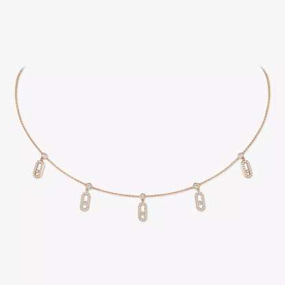 [✨ROSE💎]Move Uno Necklace