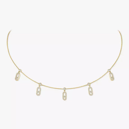 [✨ROSE💎]Move Uno Necklace