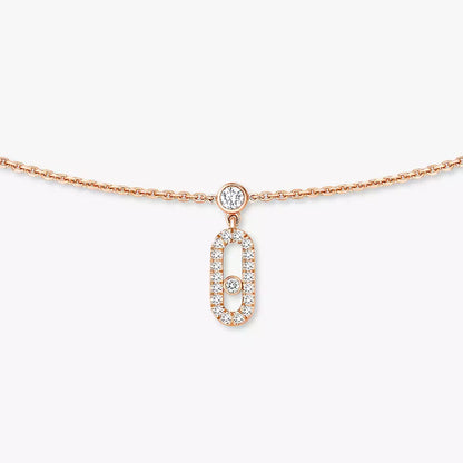 [✨ROSE💎]Move Uno Necklace