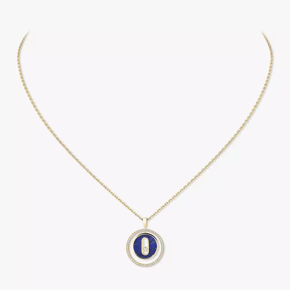[✨ROSE💎]Lucky Move Diamond Necklace in Rose Gold and White Mother-of-Pearl
