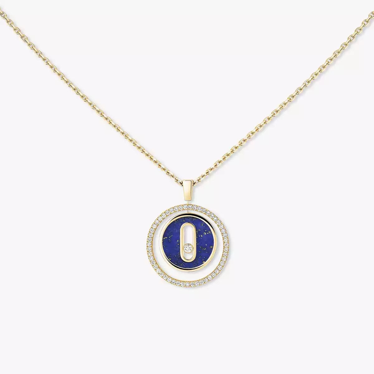 [✨ROSE💎]Lucky Move Diamond Necklace in Rose Gold and White Mother-of-Pearl