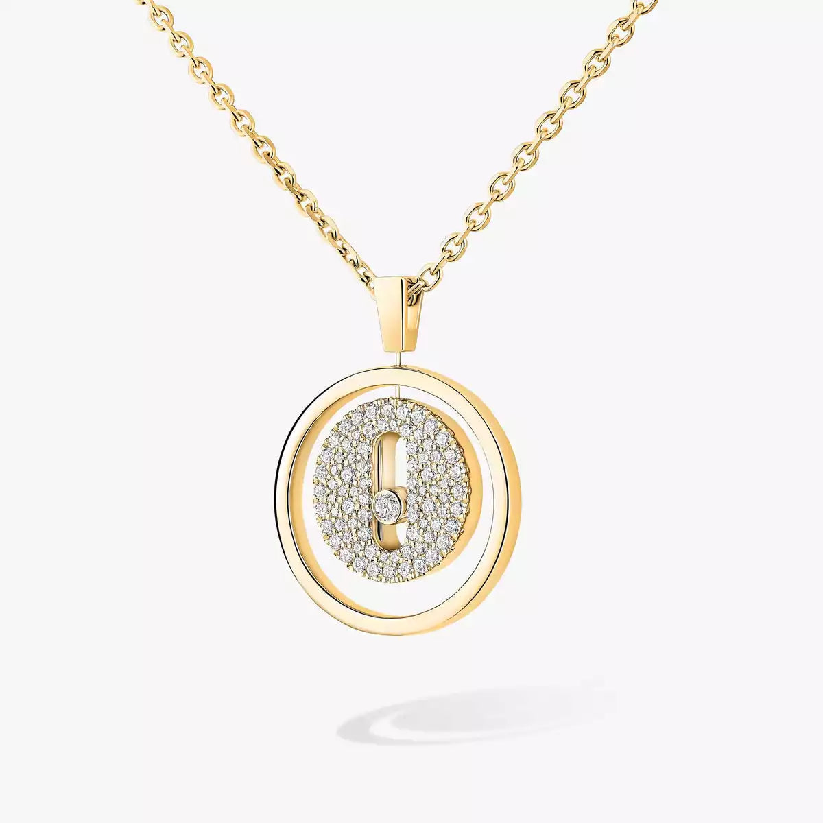 [✨ROSE💎] Lucky Move Diamond Necklace