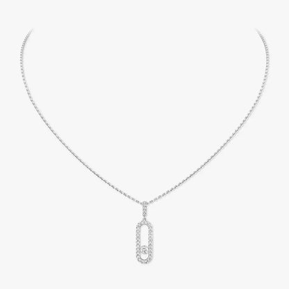[✨ROSE💎]Move Uno Diamond Necklace in Rose Gold