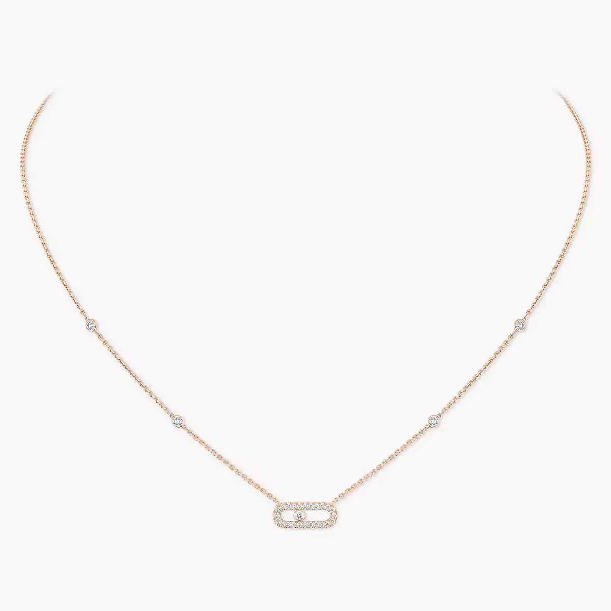 [✨ROSE💎]Diamond Necklace Move Uno