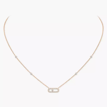 [✨ROSE💎]Diamond Necklace Move Uno