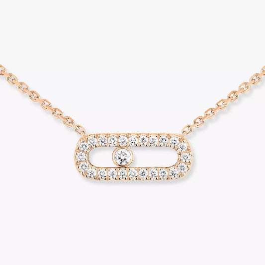 [✨ROSE💎]Move Uno Necklace