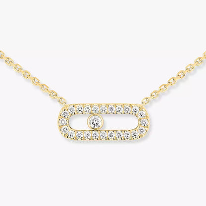 [✨ROSE💎]Move Uno Necklace