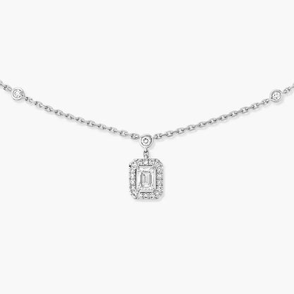 [✨ROSE💎]My Twin Diamond Necklace in Silver