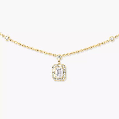 [✨ROSE💎]My Twin Diamond Necklace in Silver