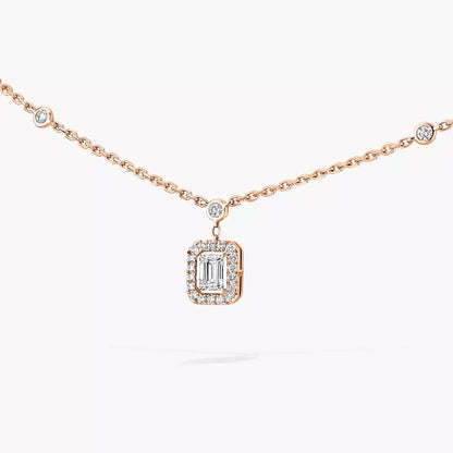 [✨ROSE💎]My Twin Diamond Necklace in Silver