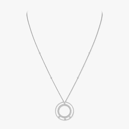 [✨ROSE💎]Move Romane Long Pave_-Set Diamond Necklace