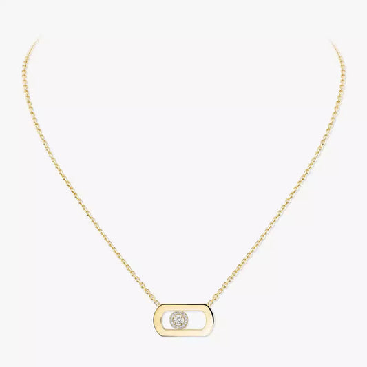 [✨ROSE💎]So Move Diamond Necklace in Gold