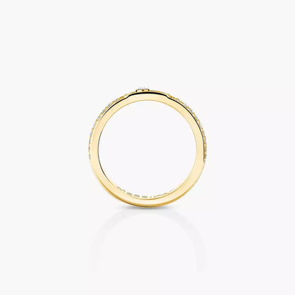 [✨ROSE💎]Move Joaillerie Pave_ Diamond Wedding Ring