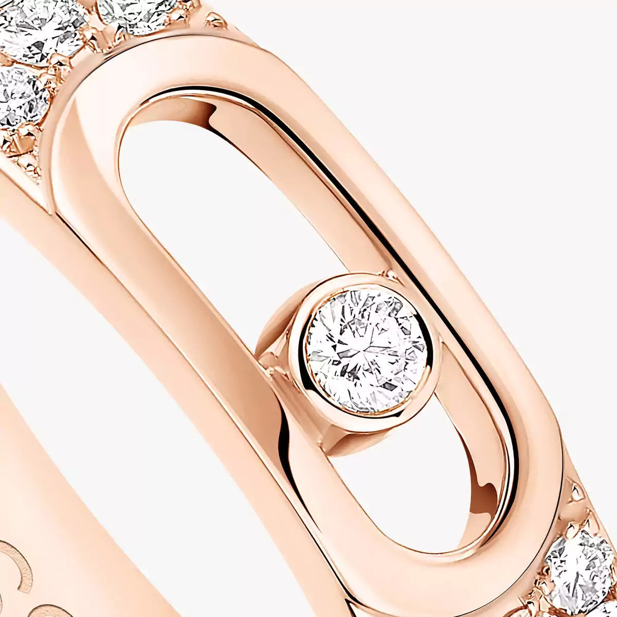 [✨ROSE💎]Move Joaillerie Pave_ Diamond Wedding Ring