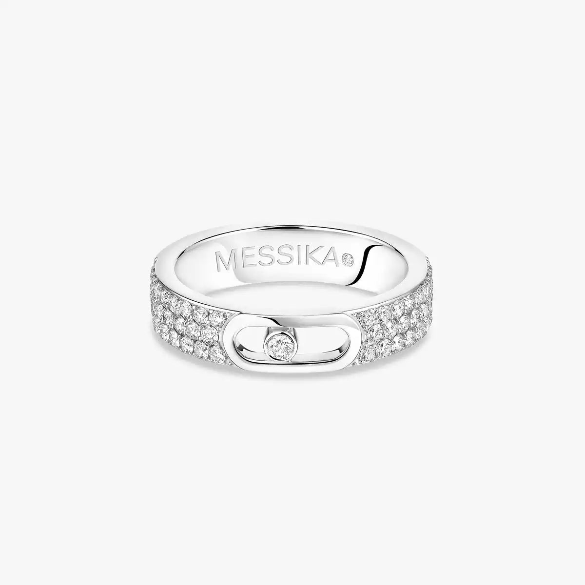 [✨ROSE💎]Move Joaillerie Pave_ Diamond Wedding Ring