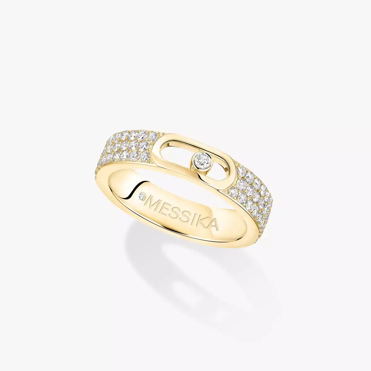 [✨ROSE💎]Move Joaillerie Pave_ Diamond Wedding Ring