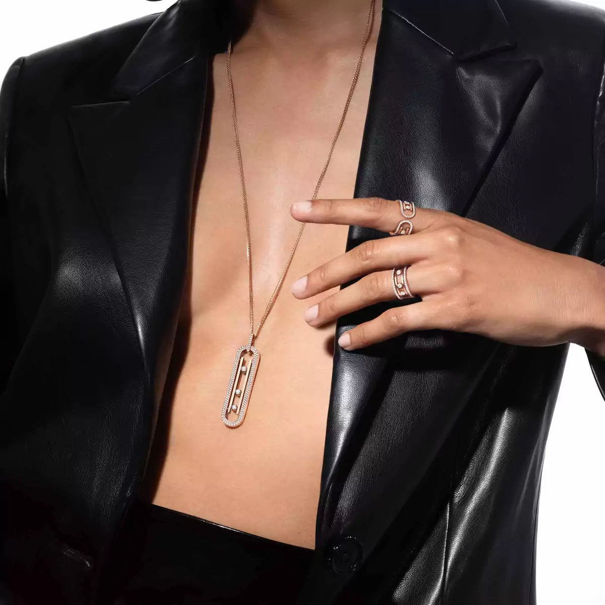[✨ROSE💎]Move 10th Diamond Ring in Gold