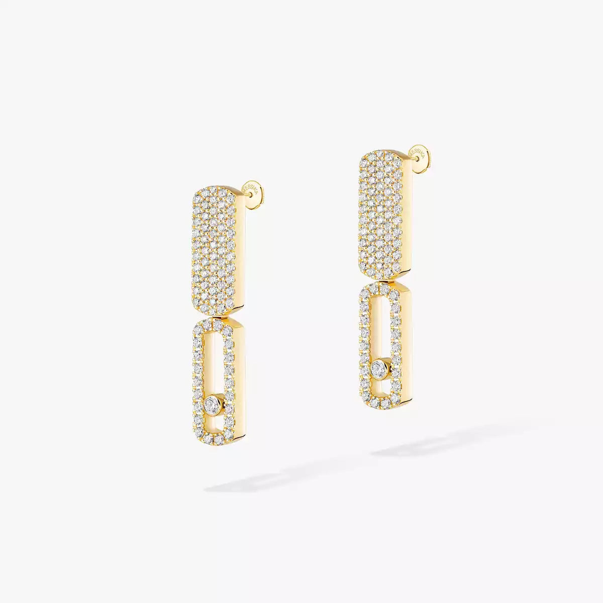 [✨ROSE💎]Imperial Move SM Diamond Earrings